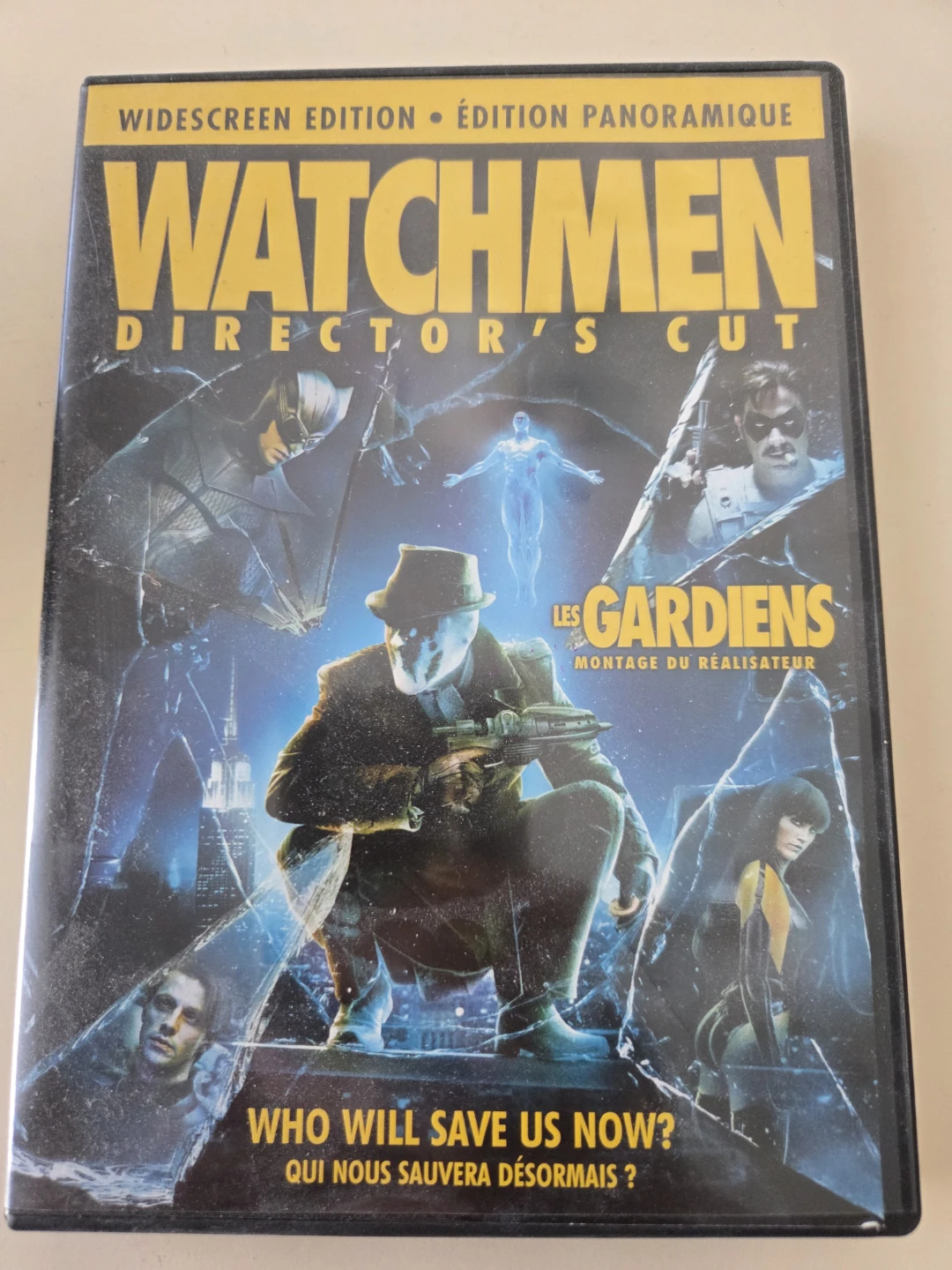 Watchmen Director's Cut DVD. Dual layer format. Dolby