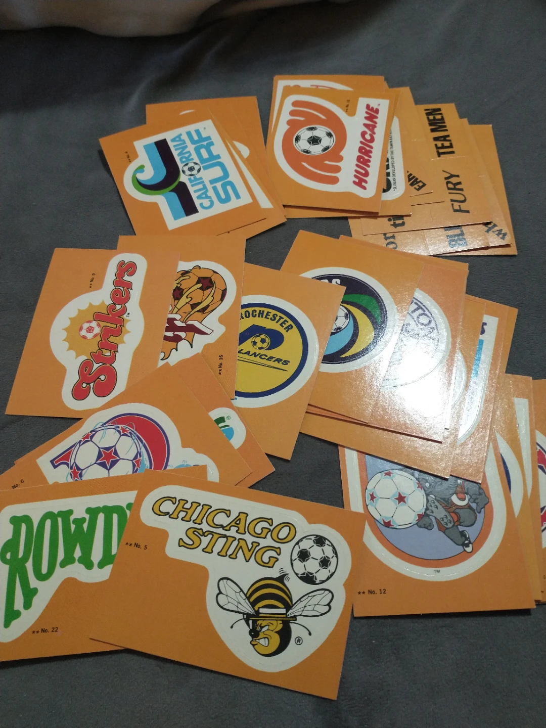 Vintage 1979 NASL Soccer Sticker Collection