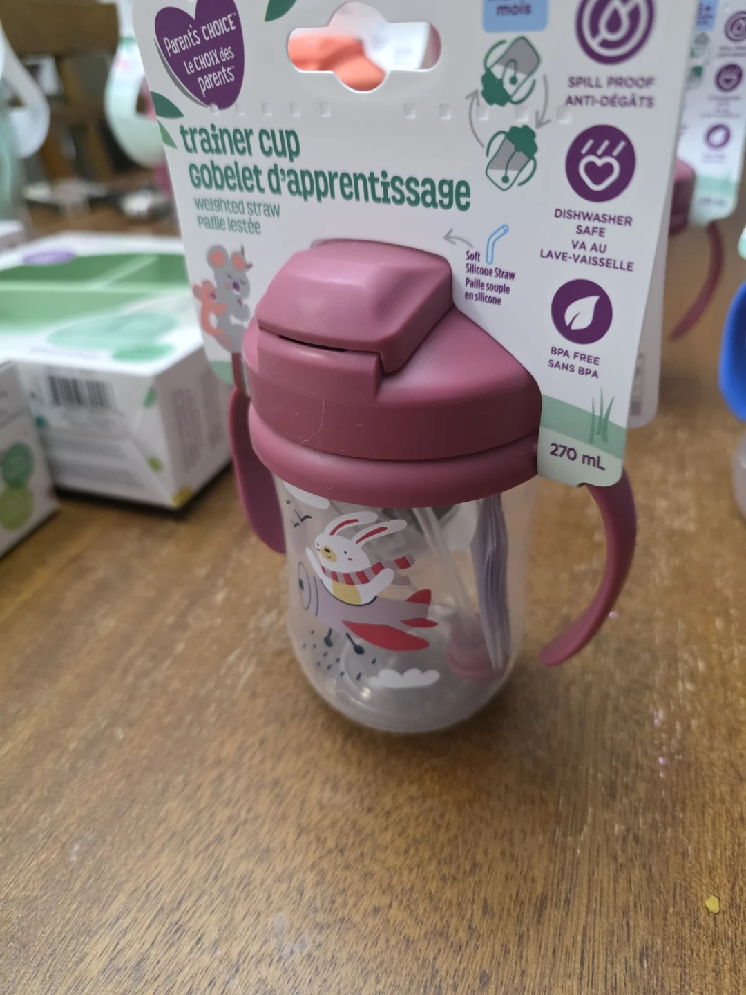 Parent's Choice Trainer Cup Weighted Straw 270 mL - photo 3