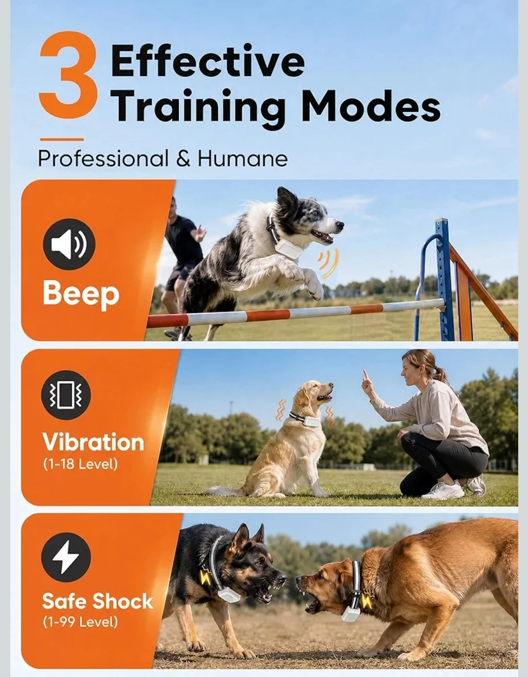 Dog Training Collar with Remote - photo 2