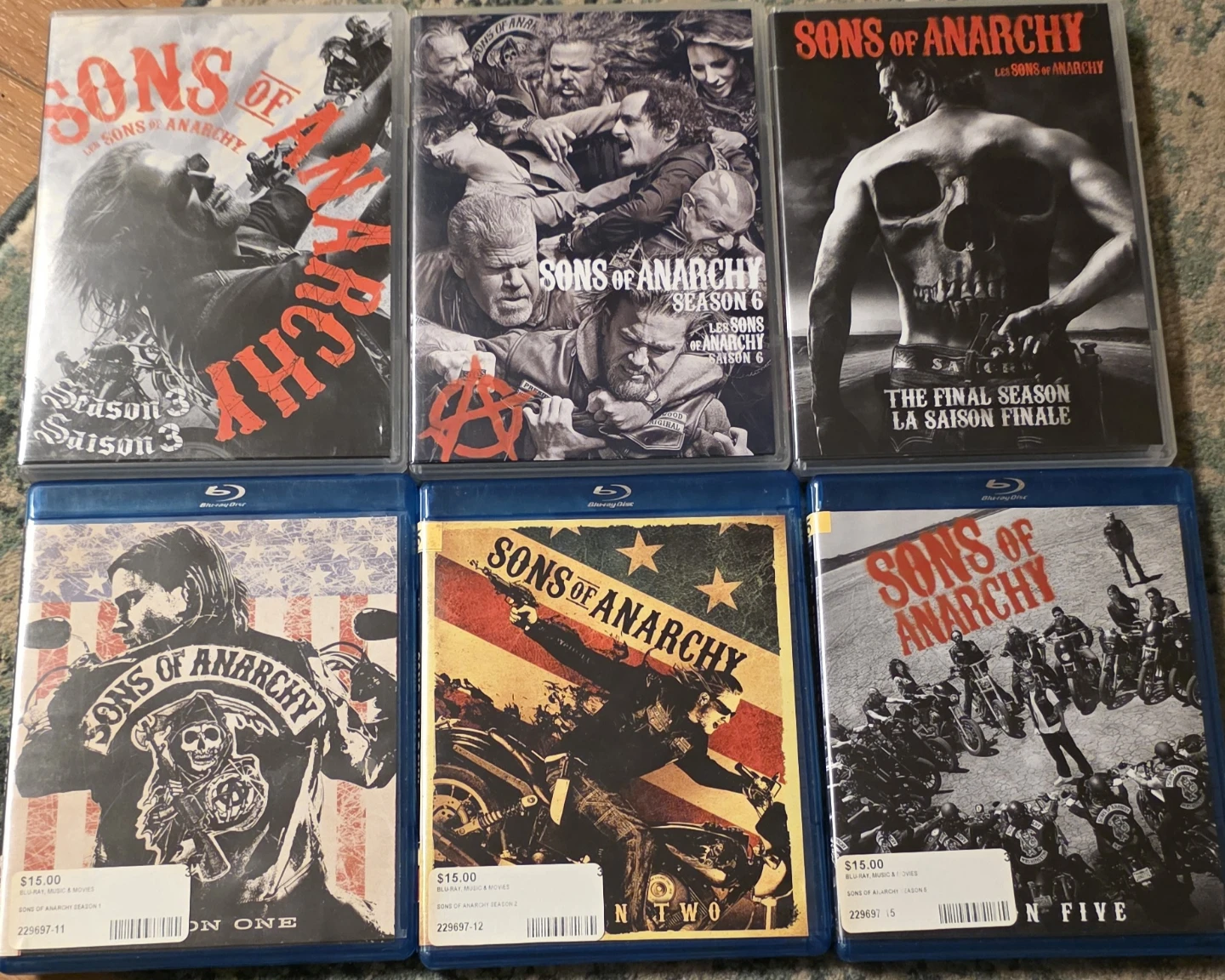 Sons of Anarchy FULL SERIES Blu-ray & DVD