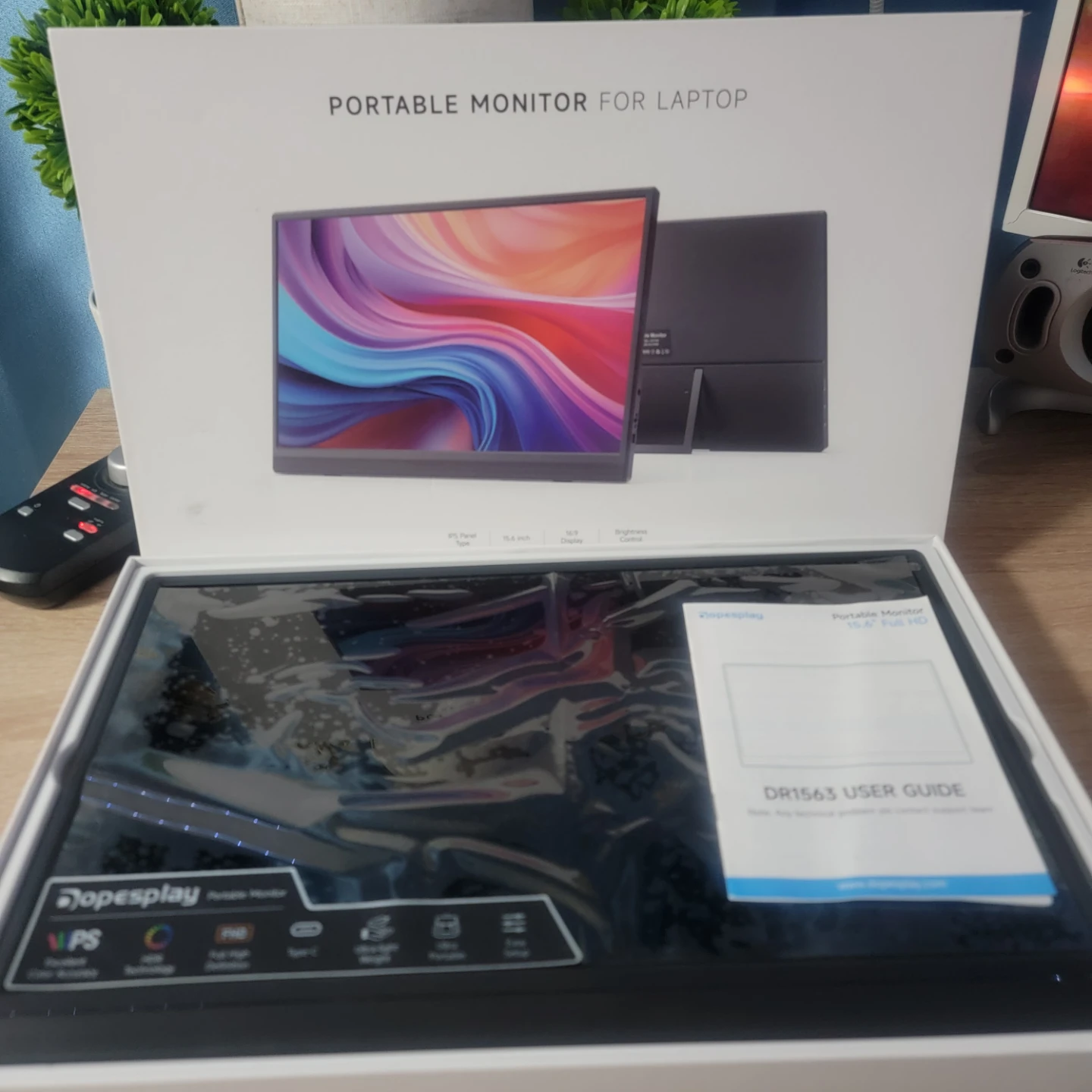 Dopesplay Portable Monitor 15.6" Full HD