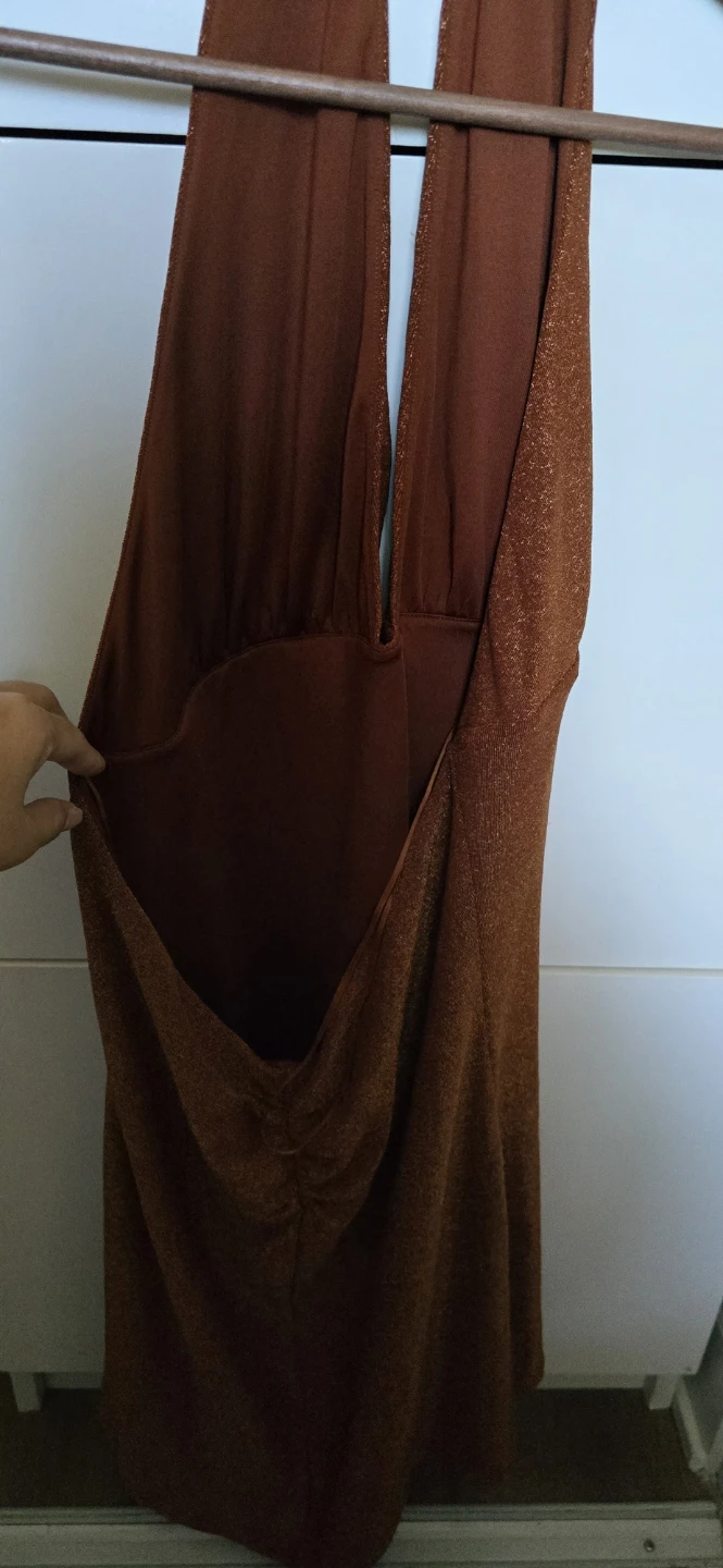Sparkly Halter Dress - Size Large - photo 2