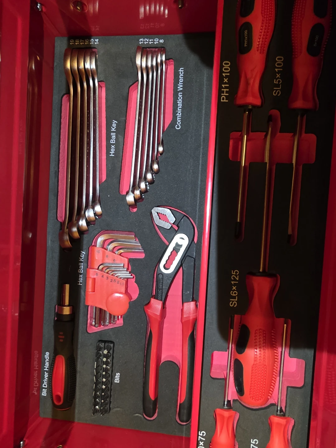 ​Brand New BOSS 5-Tray Cantilever Metal Tool Box Set - photo 4
