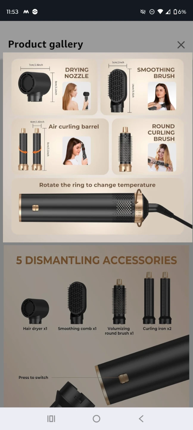 5-in-1 Hot Air Styler Set - photo 5