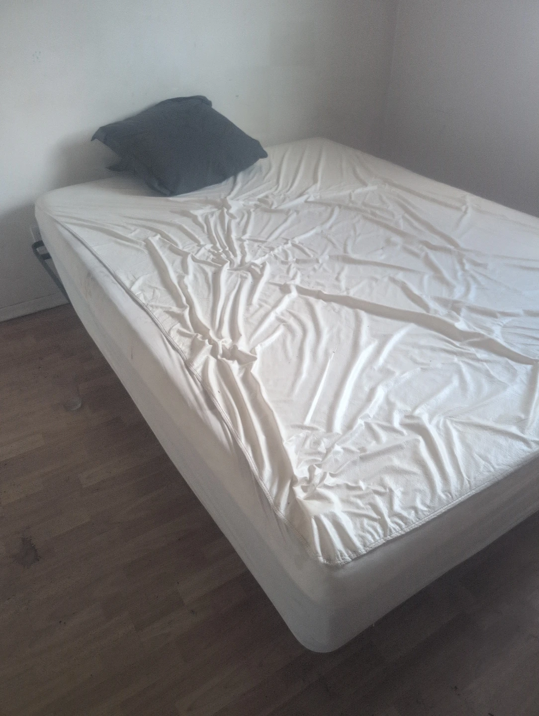 Queen Size Mattress and Metal Bed Frame - photo 2