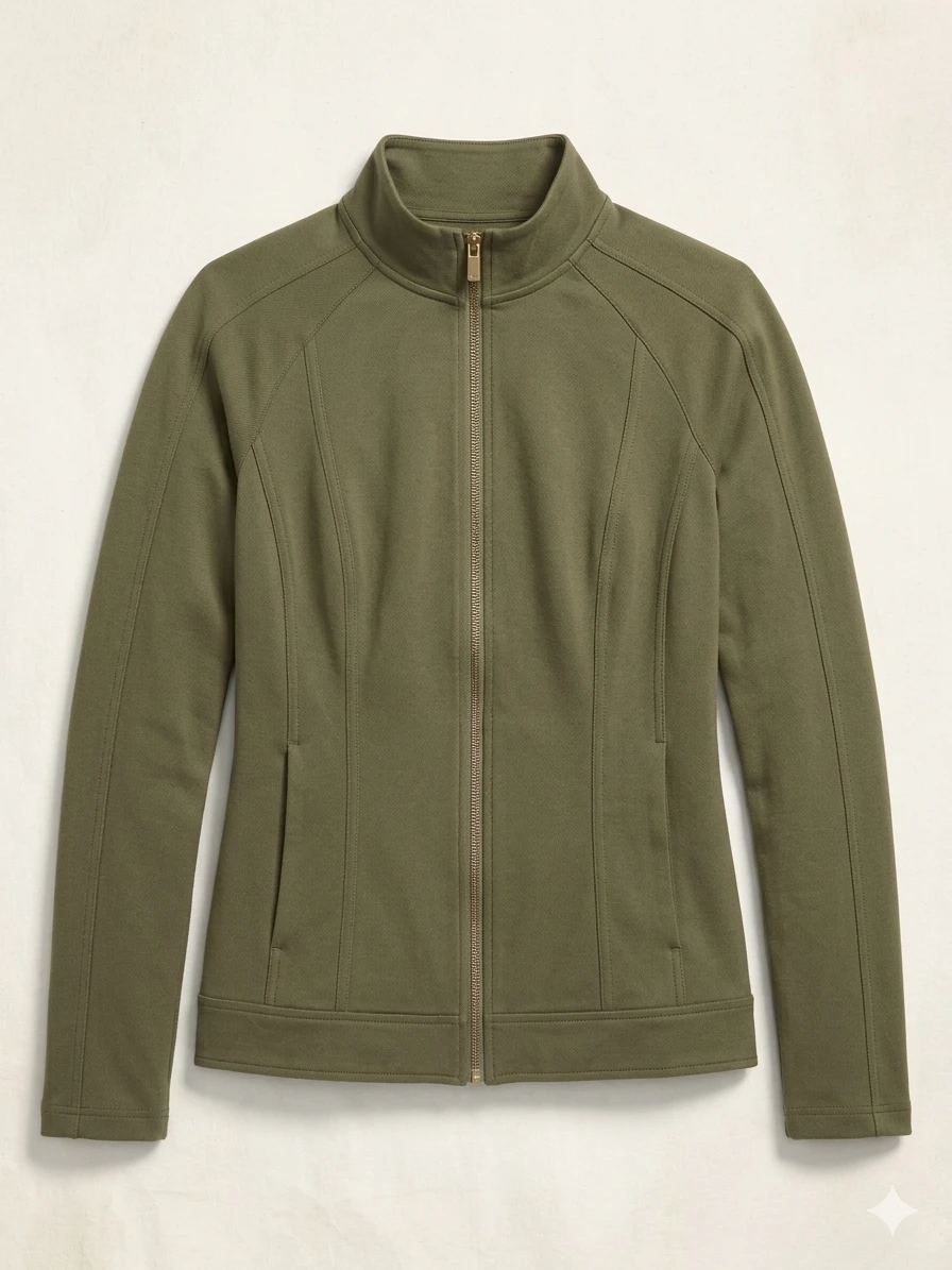 Calvin Klein Green Full Zip Jacket