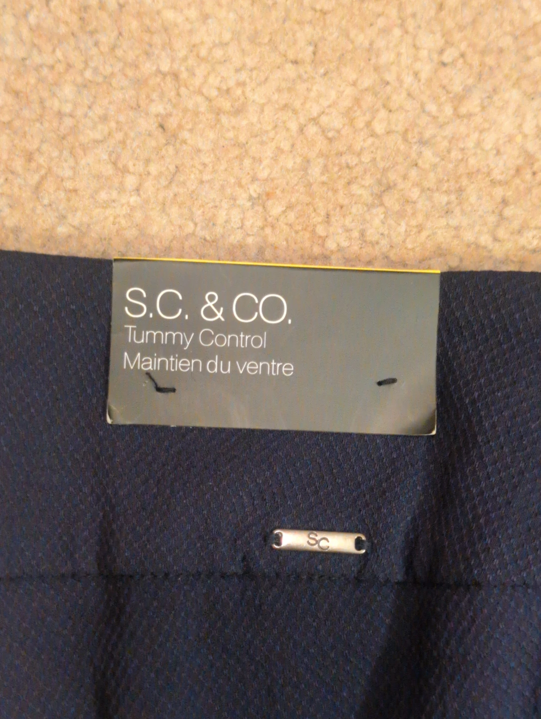 S.C. & CO. Navy Tummy Control Pants Size 6 - photo 2
