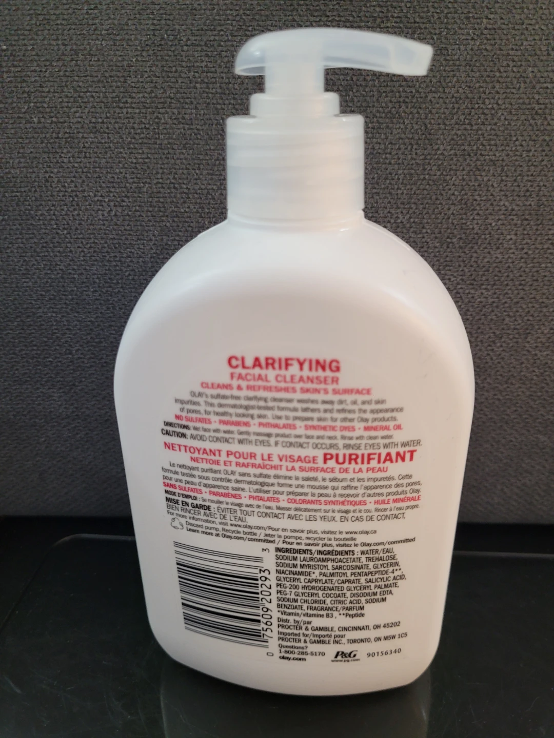 Olay Clarifying Daily Facial Cleanser - 473 mL - photo 2