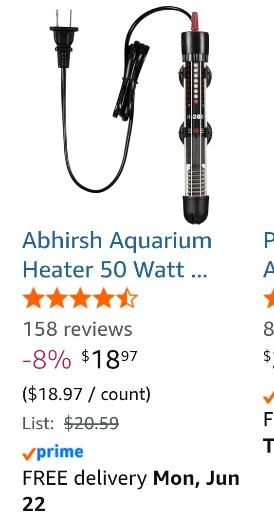 FEDOUR Aquarium Heater 50W - photo 2