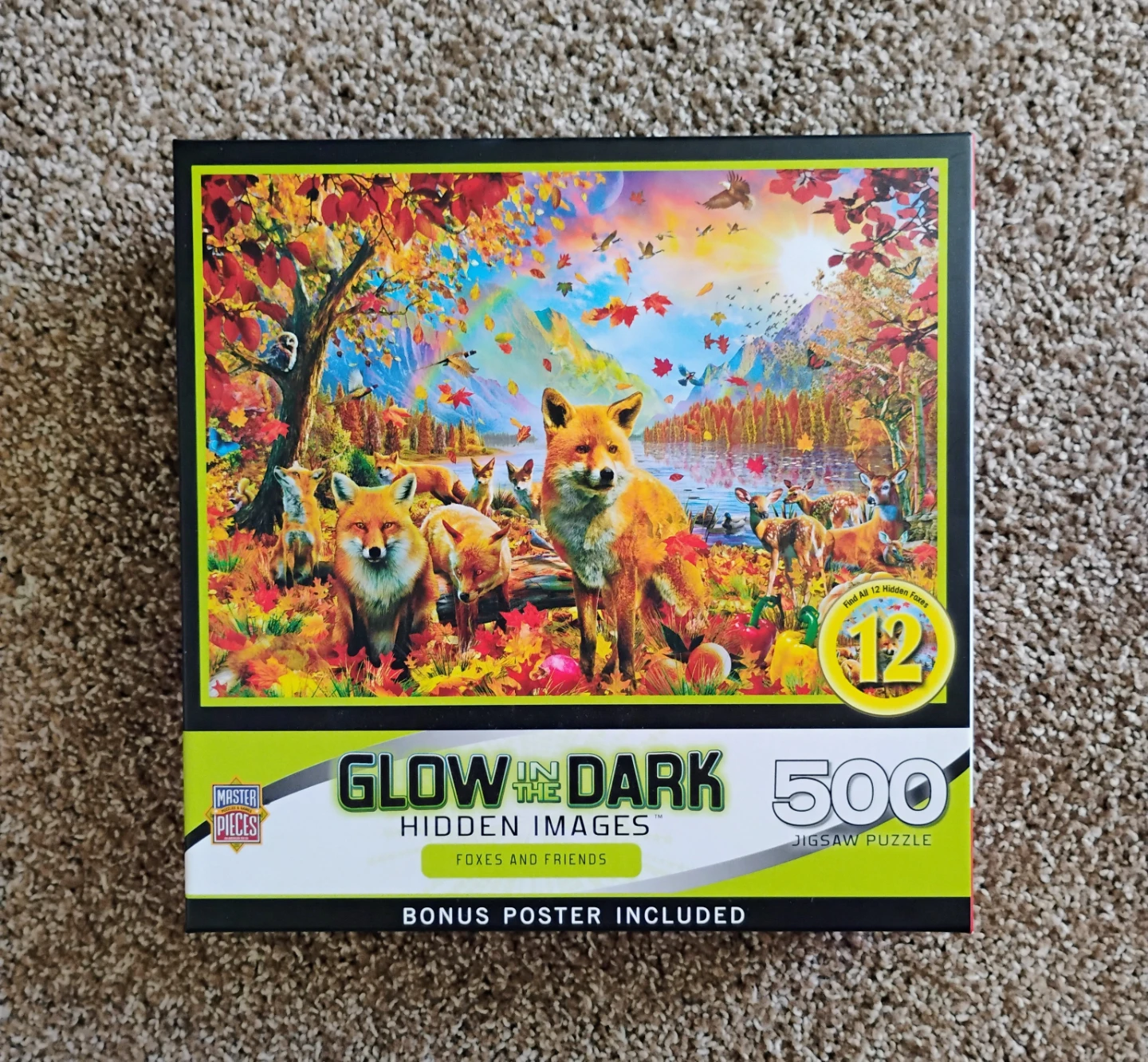 “FOXES AND FRIENDS” 500 PIECE PUZZLE (BY MASTER PIECES)