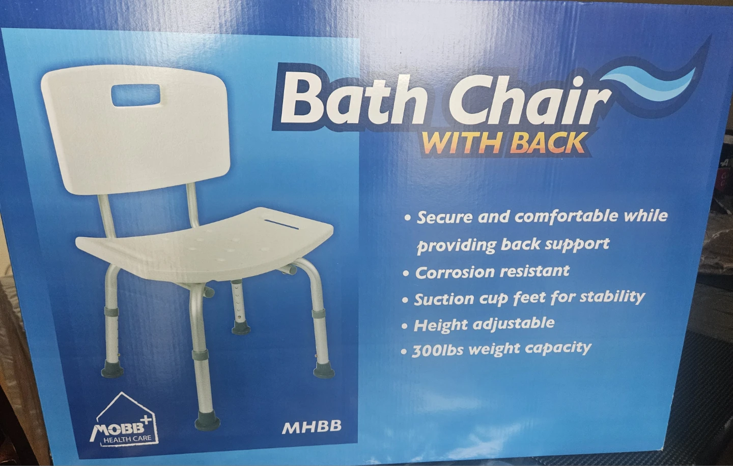 Mobb Health Care Bath Chair with Back
