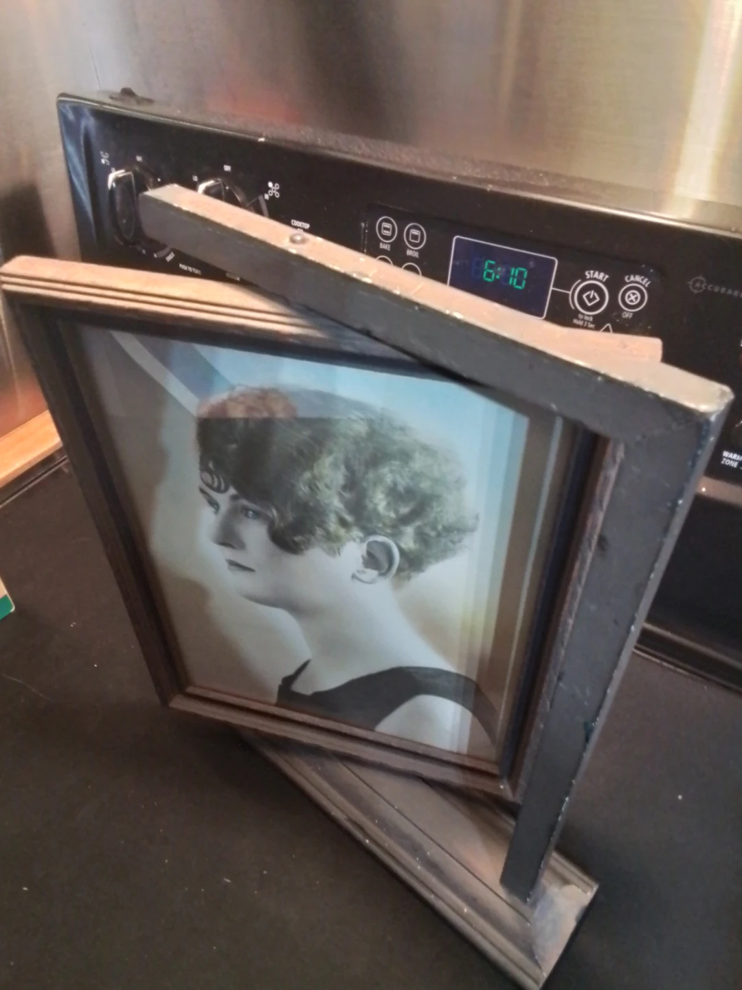 Rare Antique 1920s Art Deco Swinging Vanity Desk Frame - photo 4