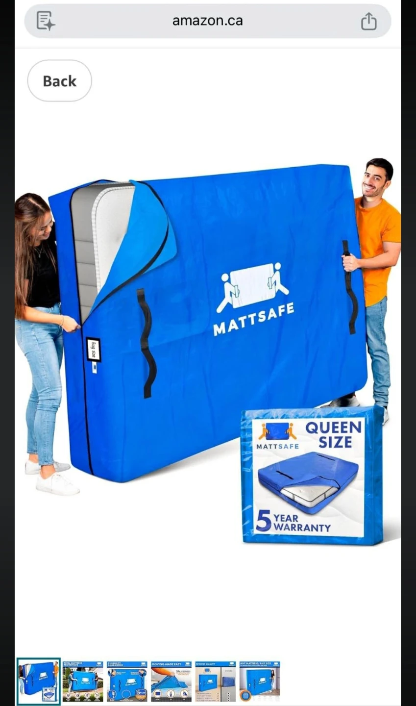 Moving Queen Mattress Bag ⚽️
