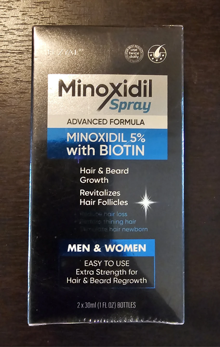 Ultimate Beard & Hair Growth Kit - 3x Minoxidil 5%, Accelerator - photo 2