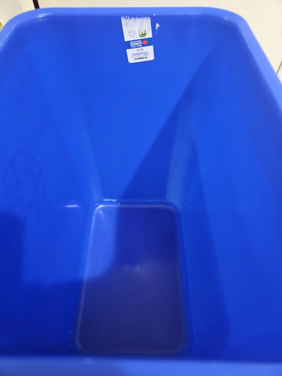 ##freecycle  Blue Plastic Recycling Bin - photo 2