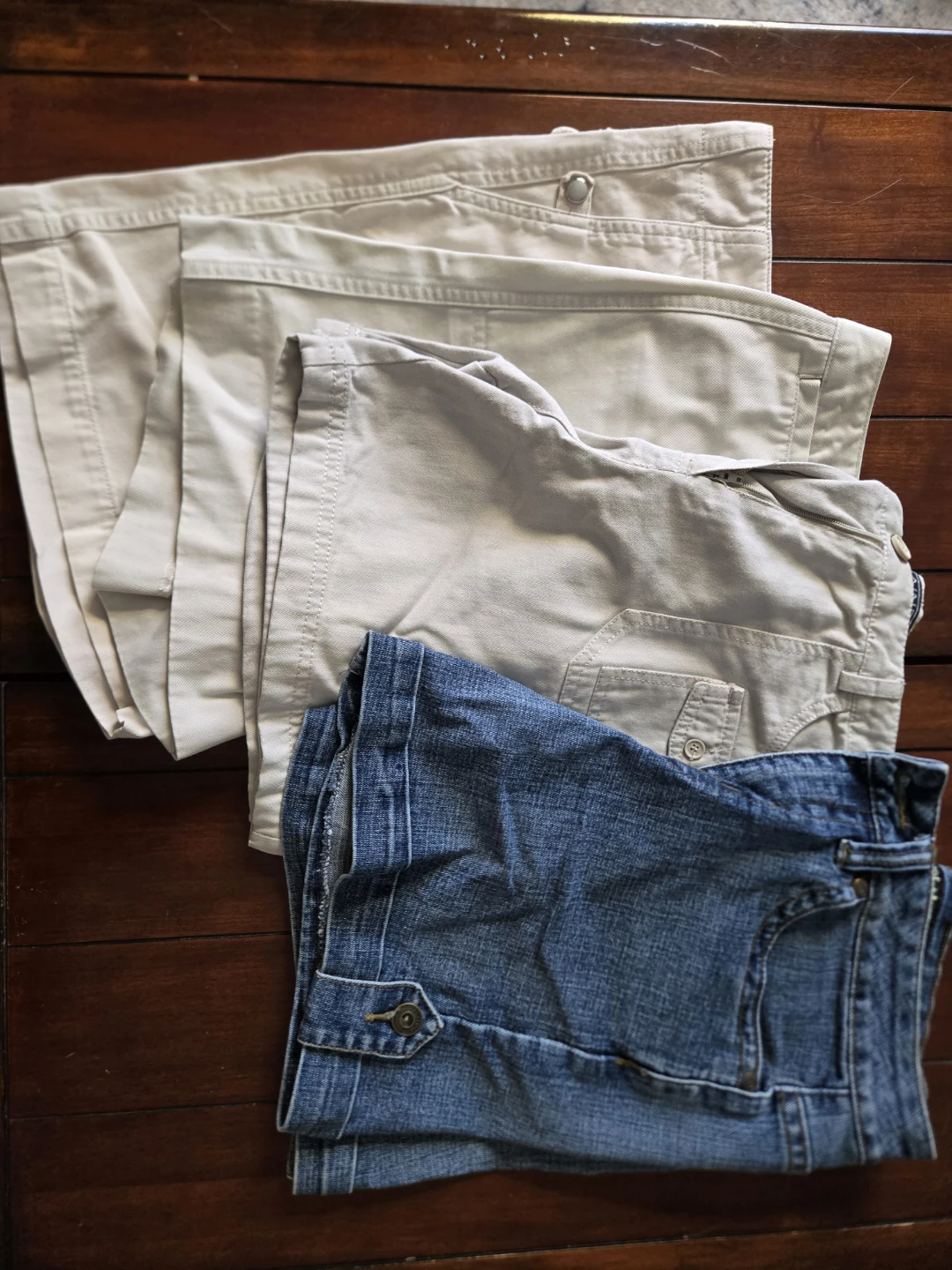 Women's Shorts Bundle - Khaki & Denim size 6