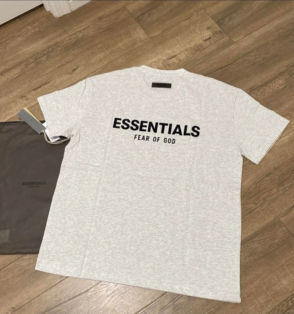 Fear of God Essentials T-Shirt Light Oatme - photo 3