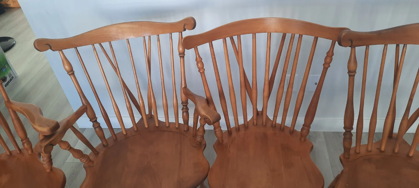 Wooden Dining Table Set with 6 Chairs - photo 5