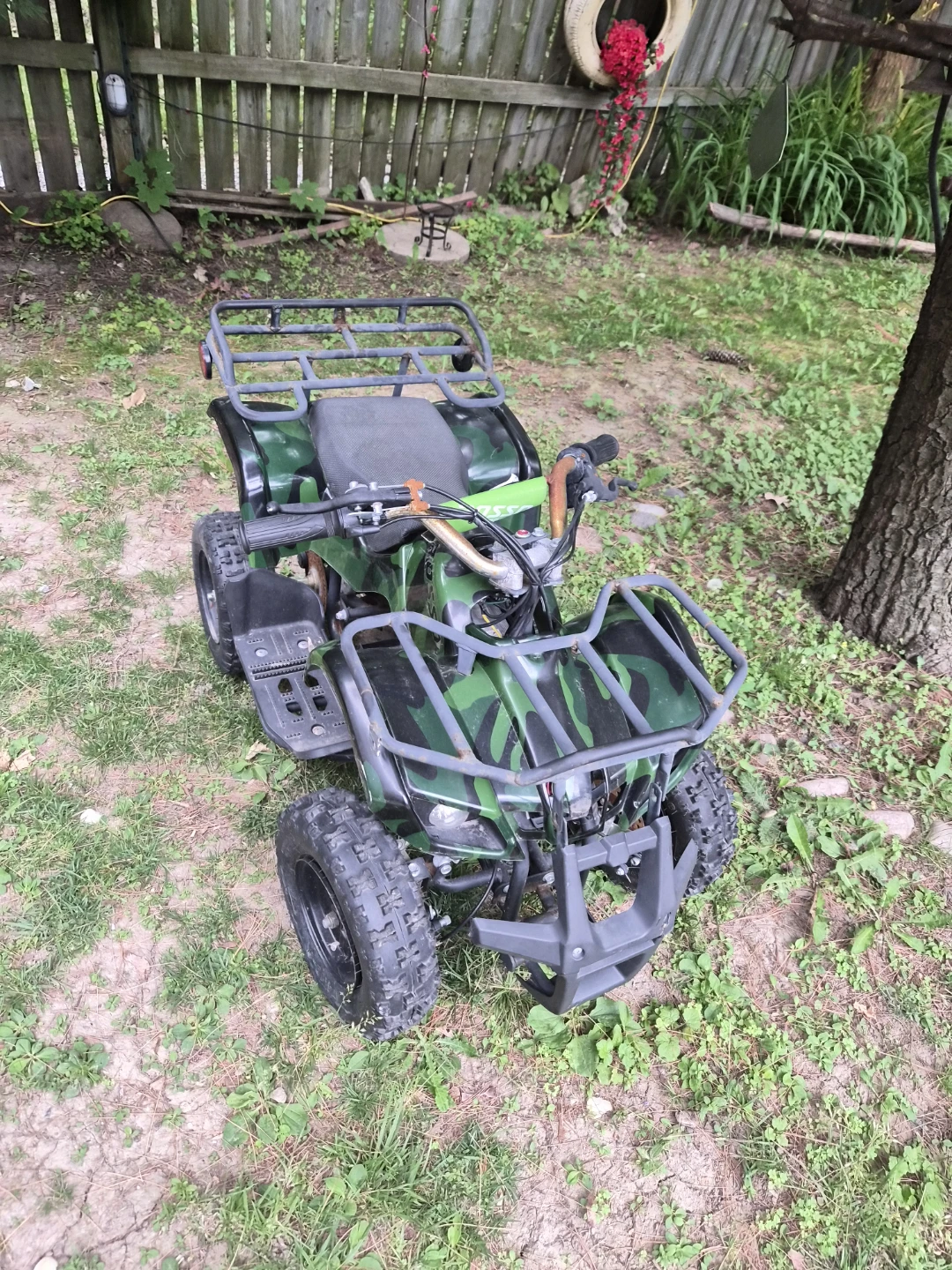 (NEED GONE)Kids Camo 50cc ATV