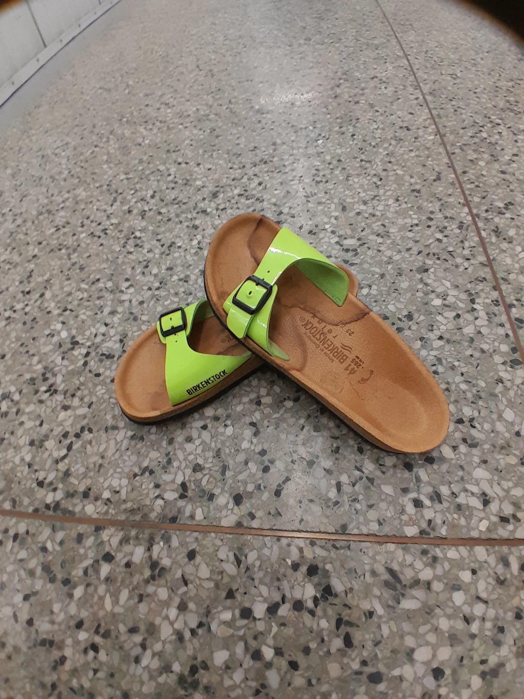 Birkenstock Arizona Sandals - Neon Green  Women's size 10