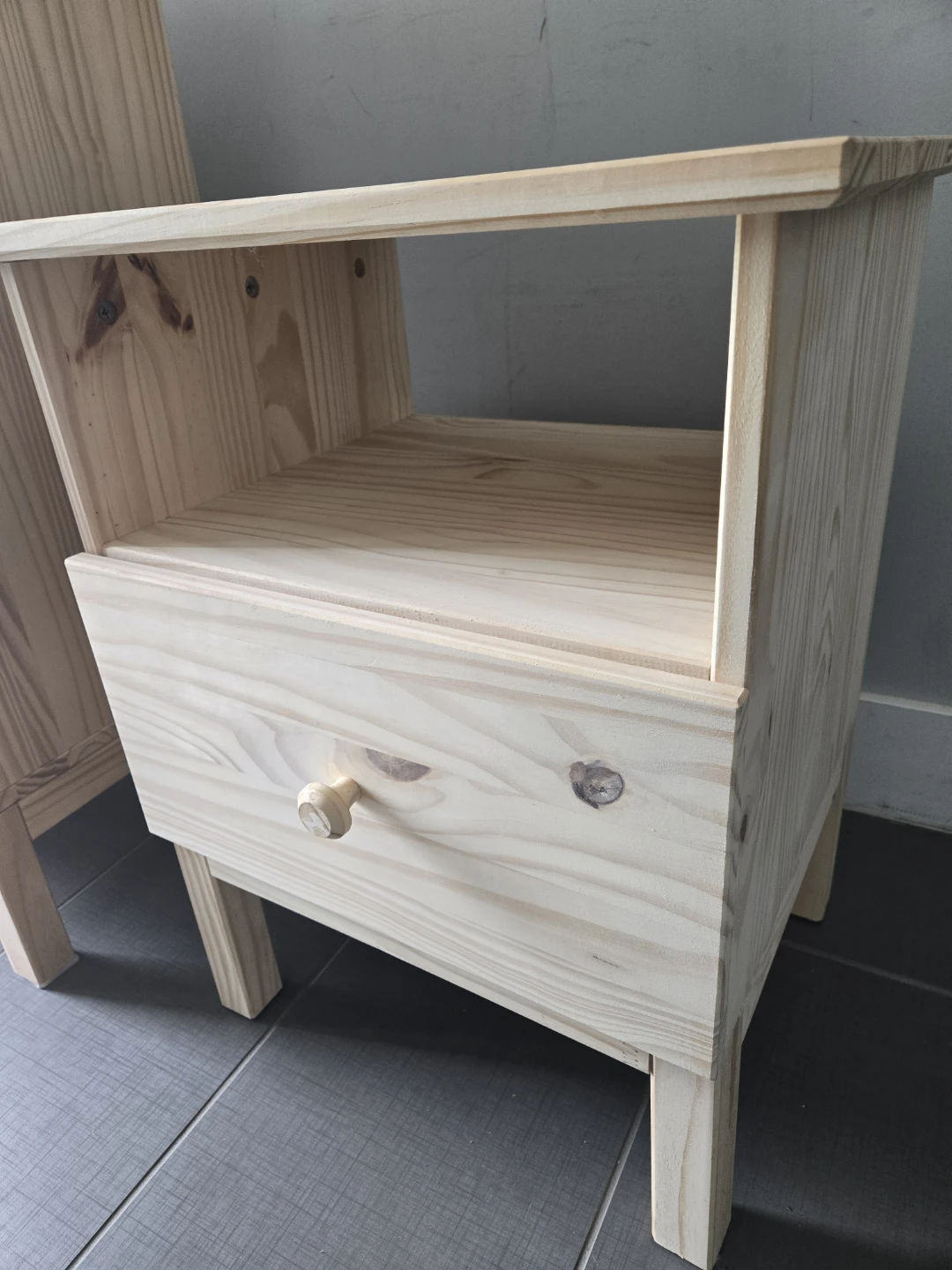 Newly sanded ikea 3 drawer dresser n nightstand - photo 3