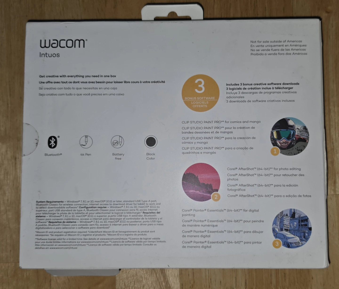 Wacom Intuos Creative Pen Tablet (CTL-4100WL) - photo 2