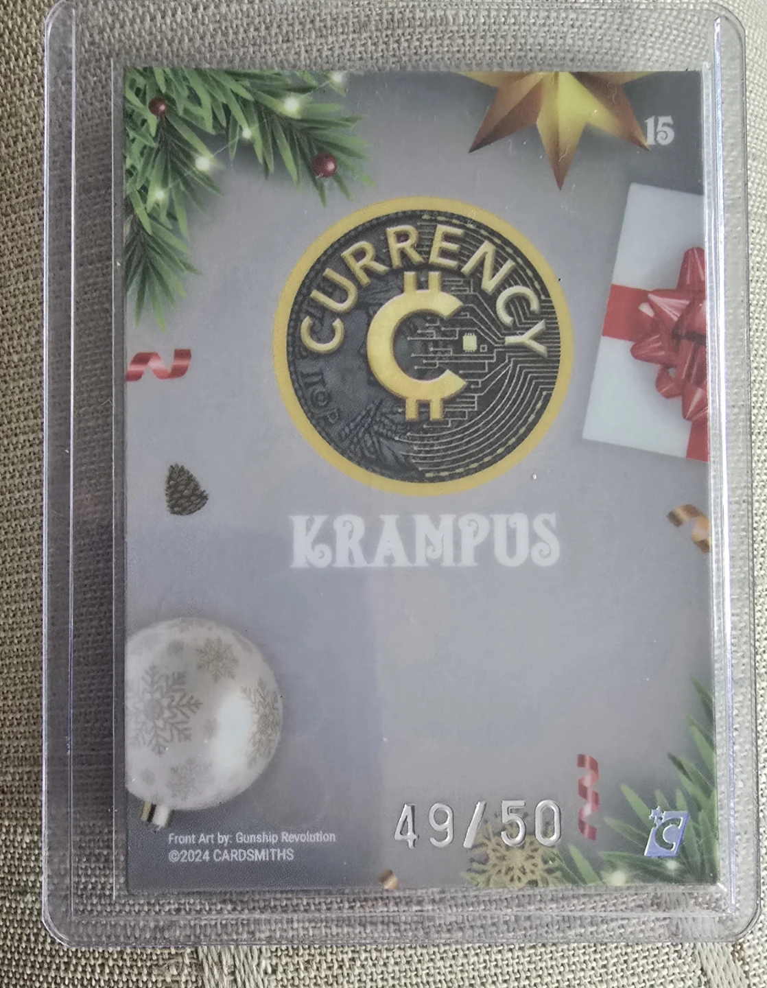 Currency Holiday 2024 Krampus Card 49/50 - photo 2