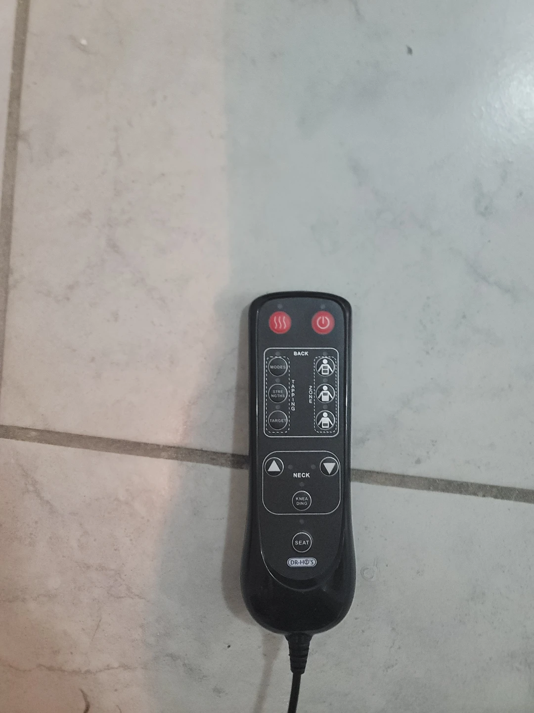 Dr.Ho's Shiatsu Massage Seat Cushion with Heat and Remote - photo 3