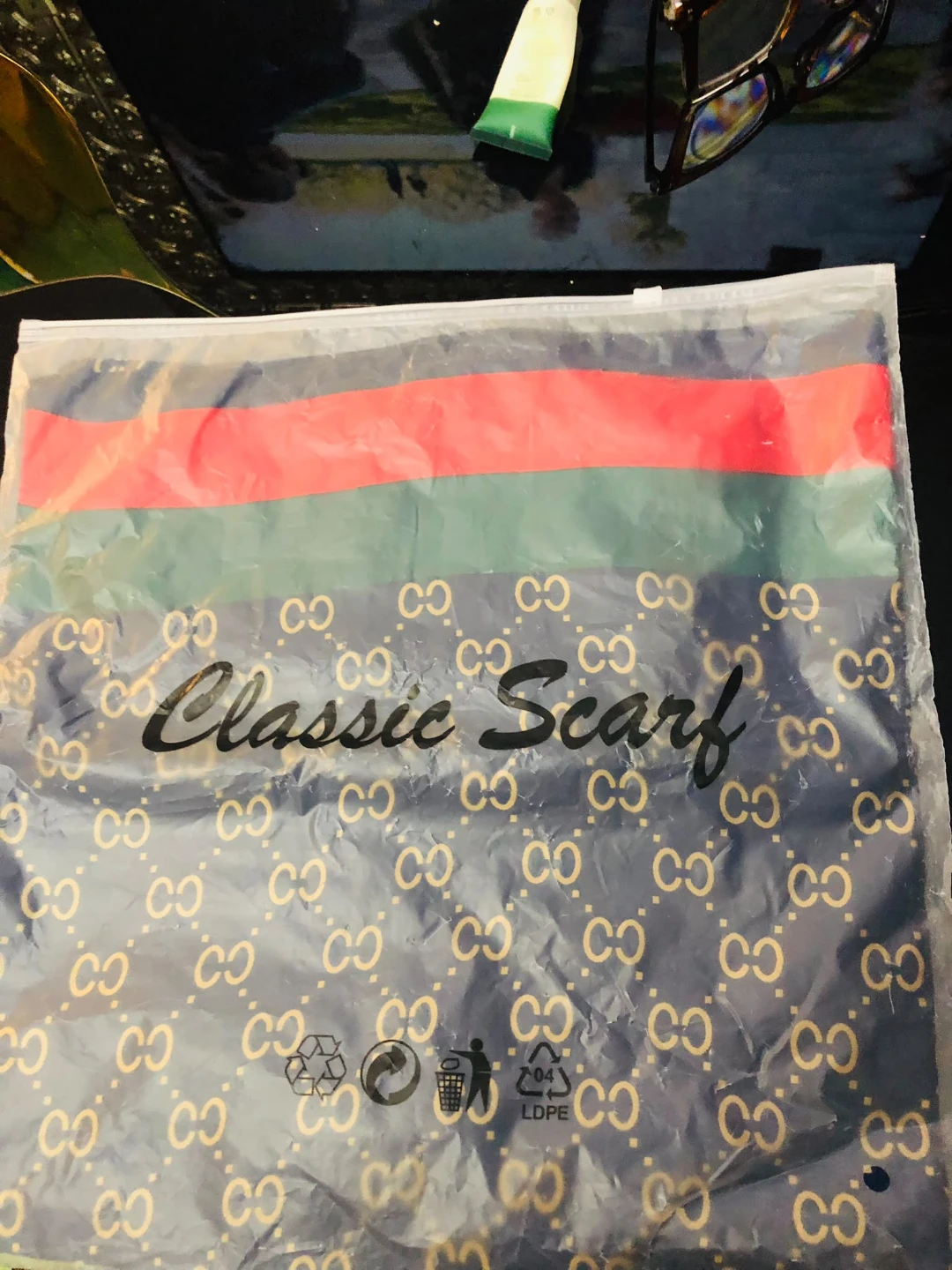 Classic Scarf - Blue with GG Logo
