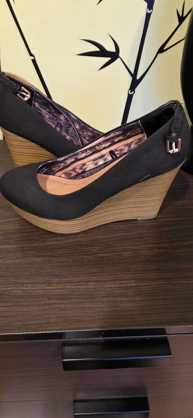 Report Black Wedge Heels - photo 2