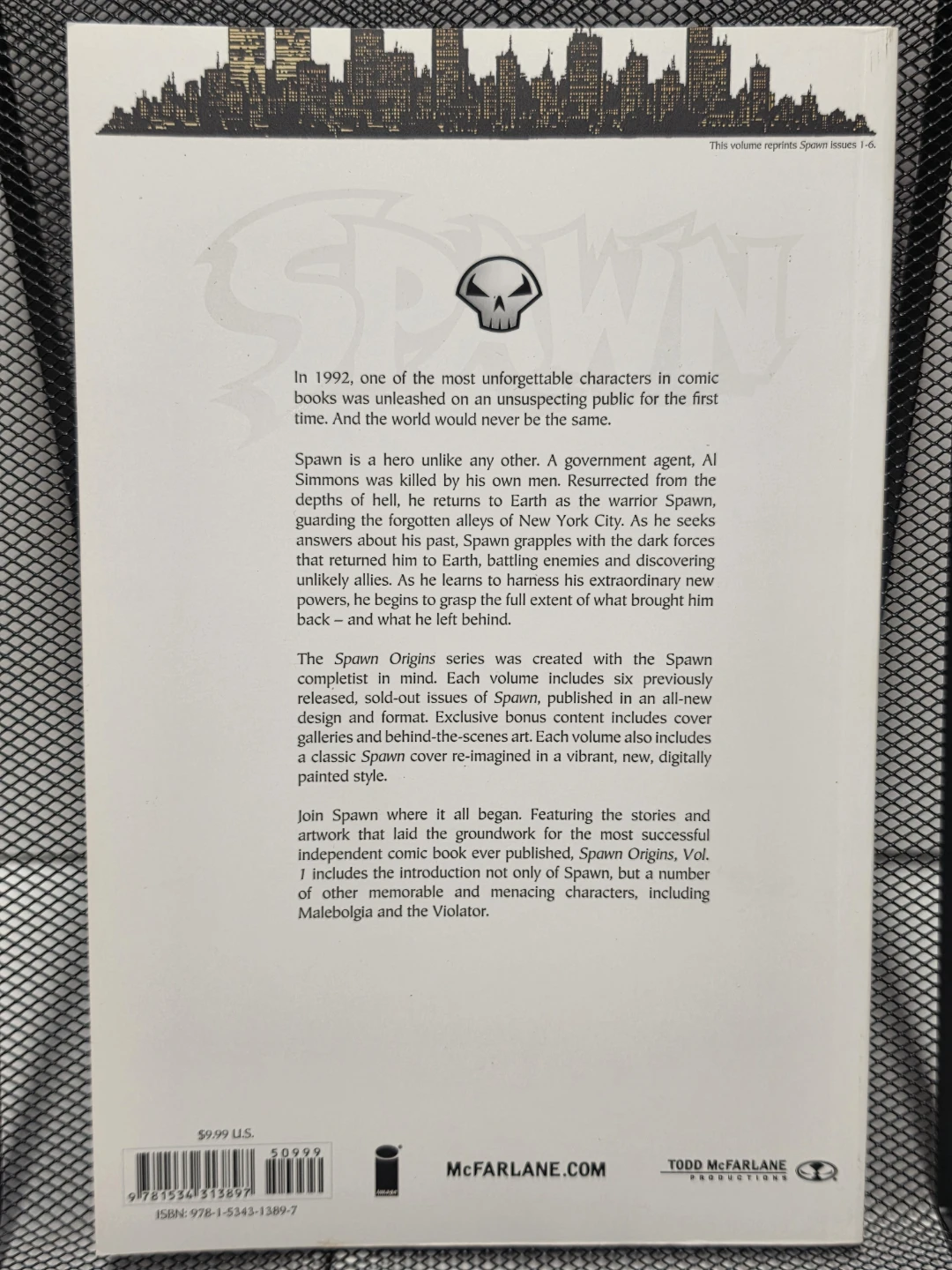 Spawn Origins Collection Volume 1 Trade Paperback Comic Book - photo 2