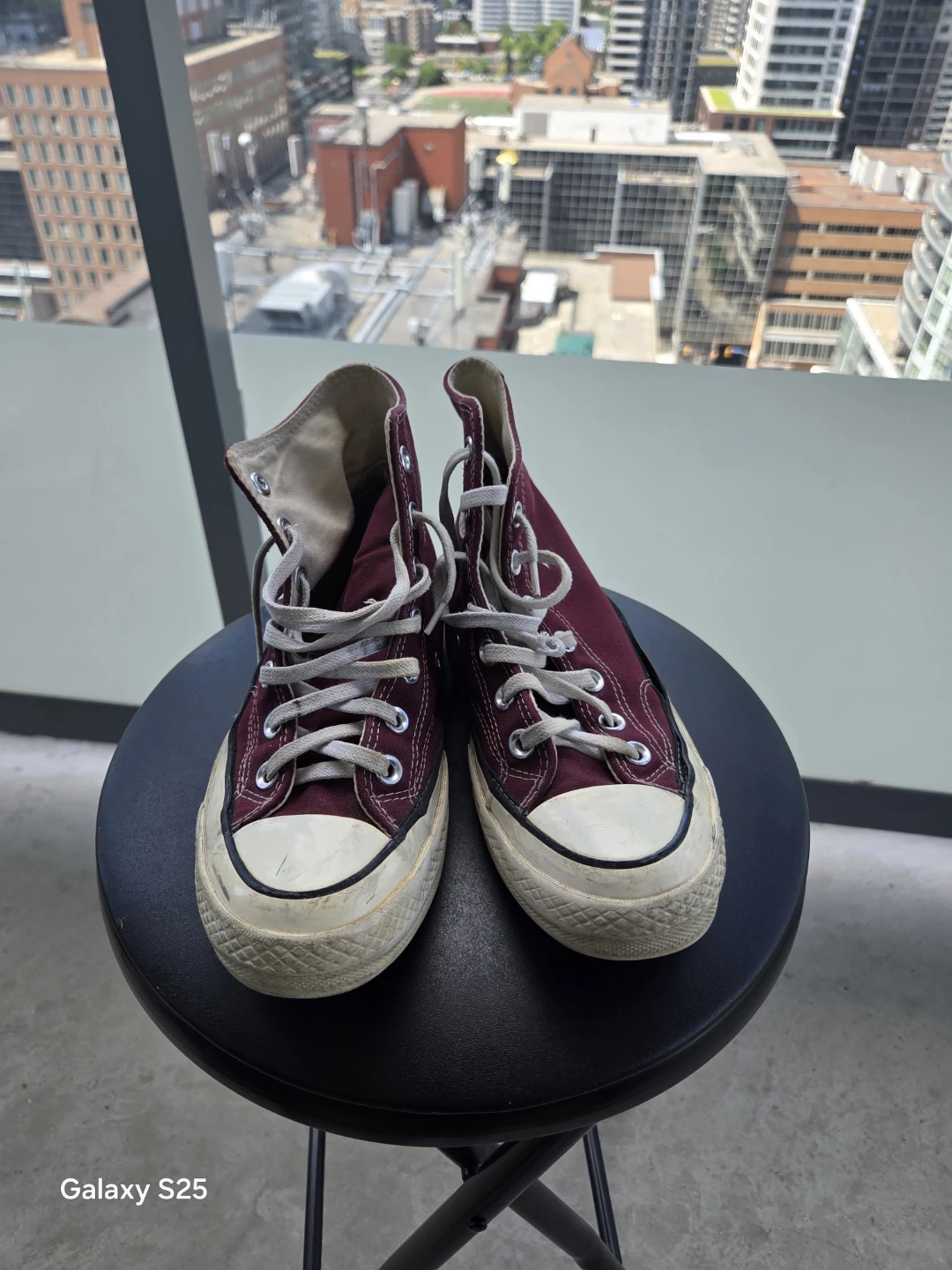 Converse Chuck Taylor All Star High Top Sneakers Burgundy