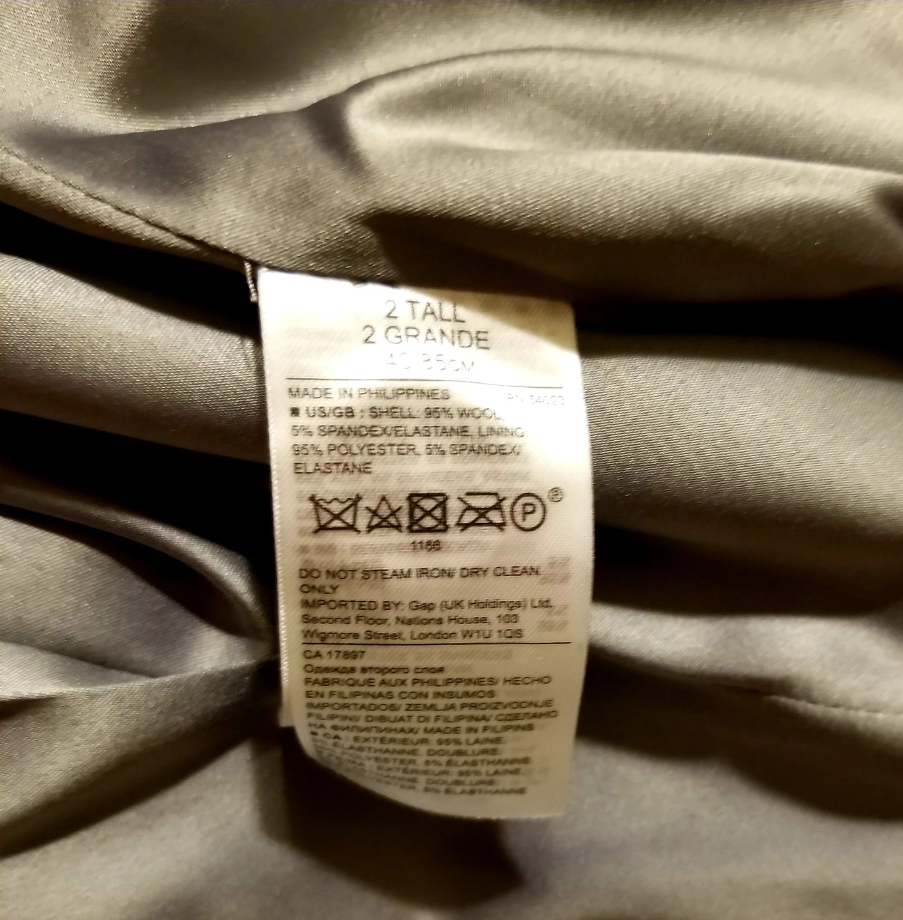 NWT Banana Republic Women's Gray Wool Blend Blazer ⚽ - photo 2