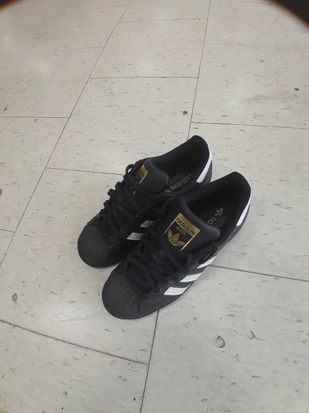 Adidas Superstar Shoes - Black/White Men's Size 7 - photo 3