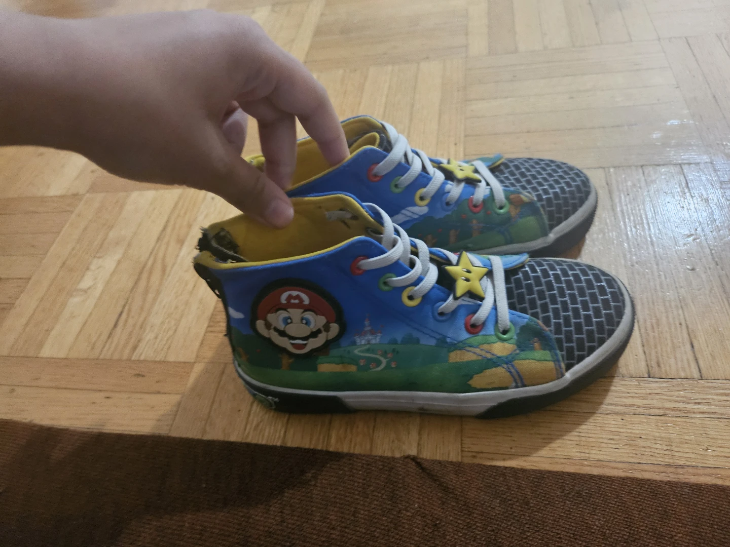 Nintendo Super Mario High-Top Shoes - photo 4