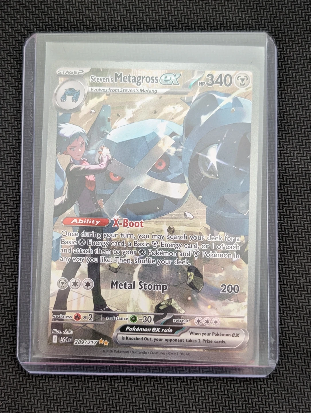 Steven Metagross Ex SIR 289/217 - Pokemon - photo 3