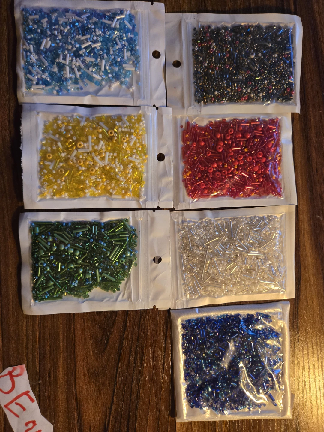 Assorted Craft Beads - Various Colours