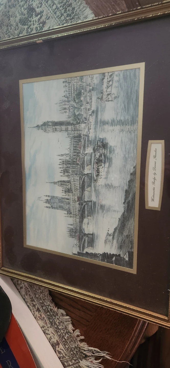 Framed Print of Westminster Bridge by Dennis Flanders