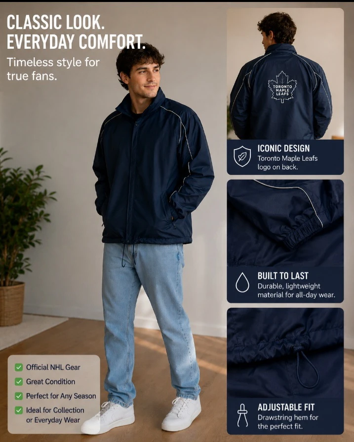Toronto Maple Leafs Jacket- Mens Medium