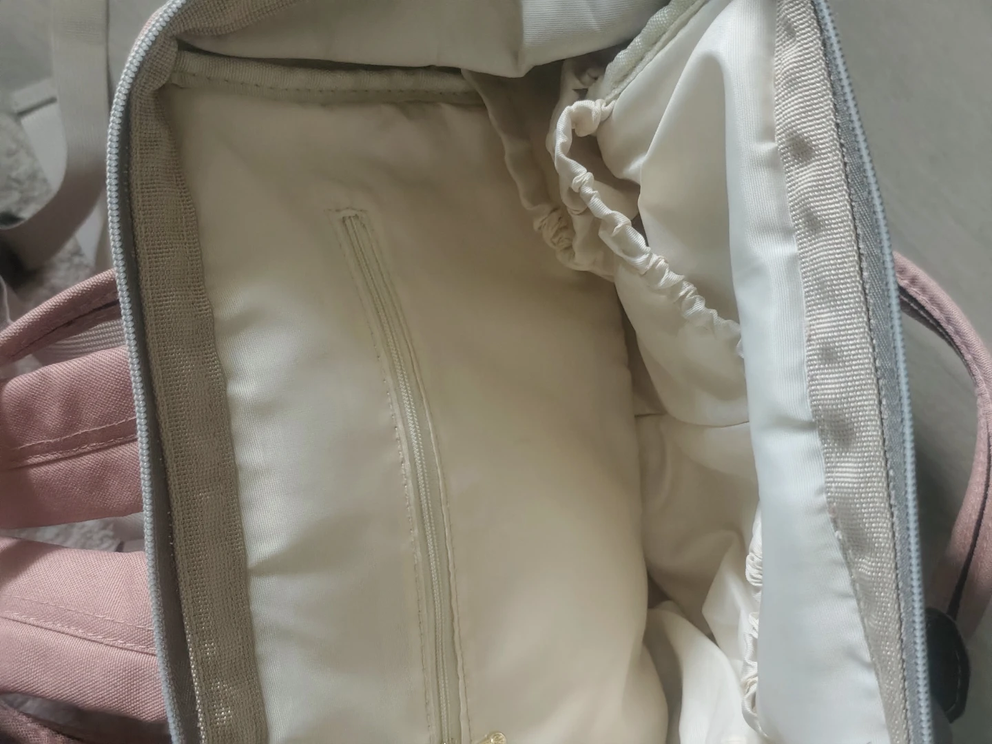 MUIFA Pink & Grey Diaper Backpack - photo 3