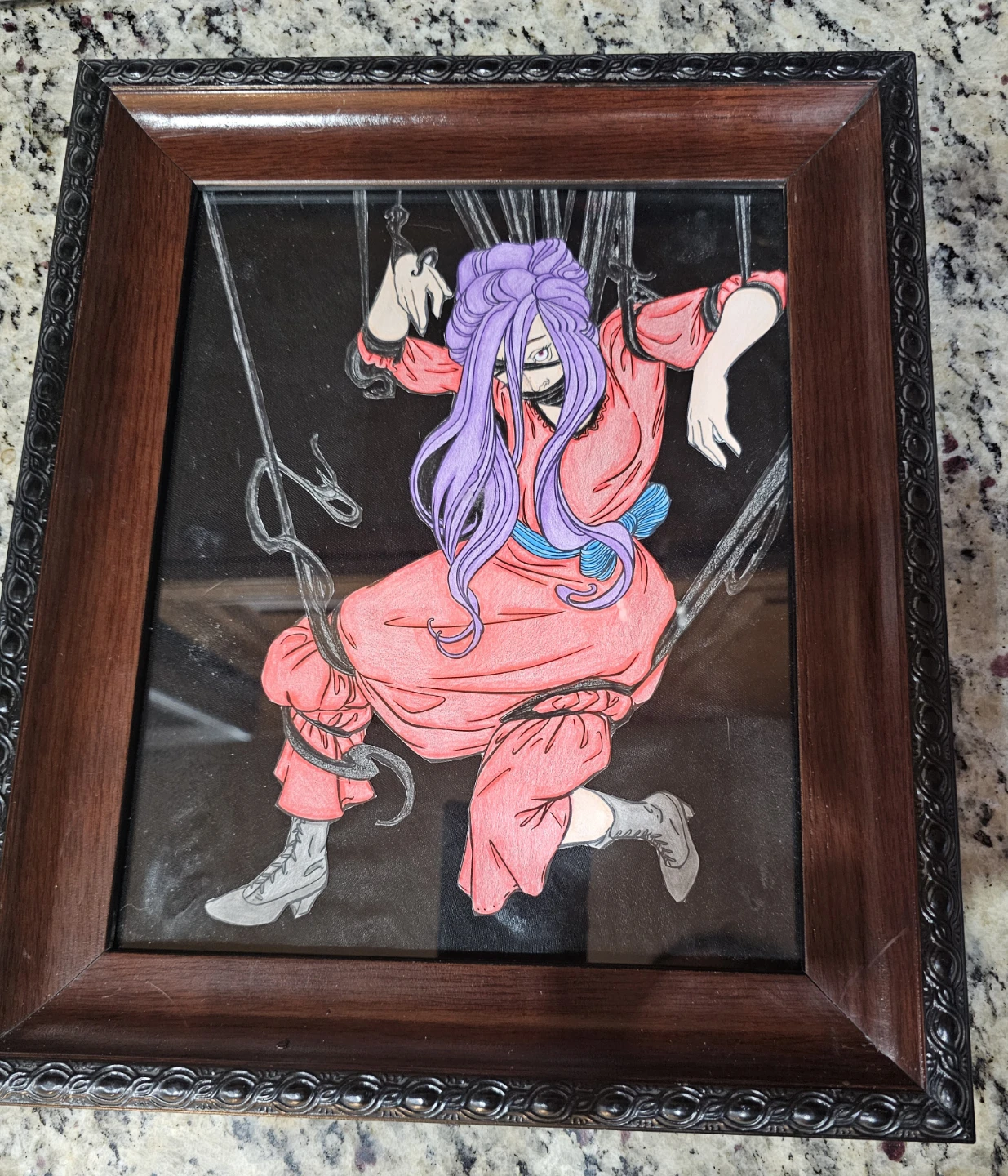 Framed Anime Artwork - photo 3