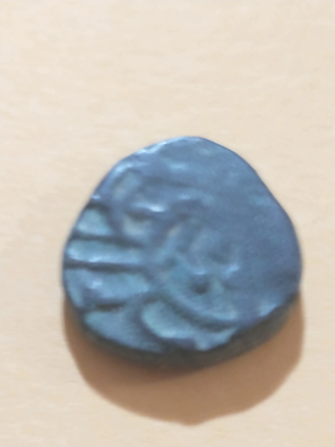 Shahi Dynasty Medieval Bronze Indian Jital Coin to research! - photo 5