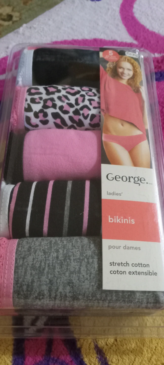 George Ladies Bikinis 5 Pack