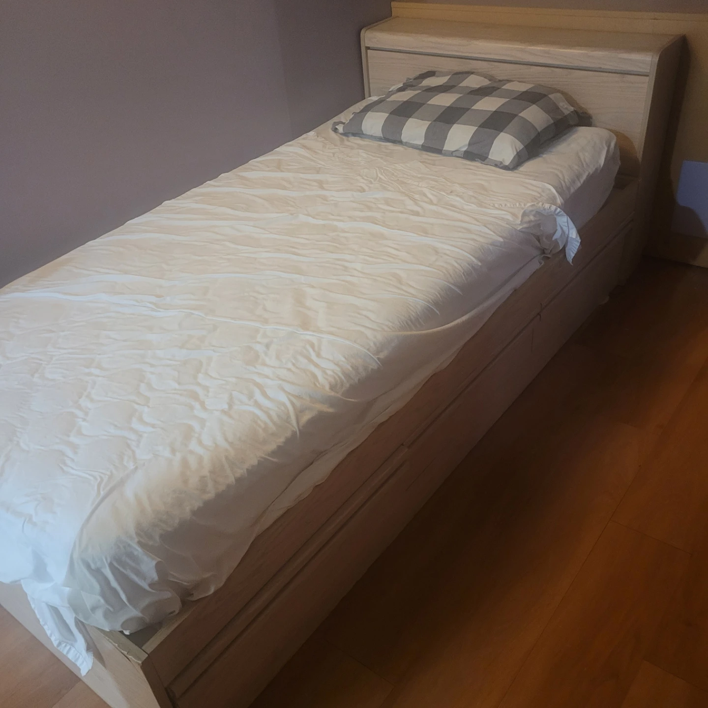 Single bed with storage drawers - photo 3