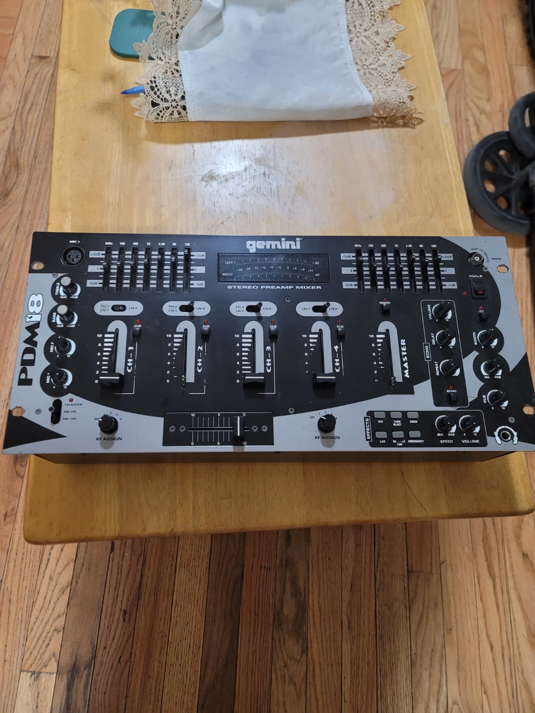 Gemini PDM18 DJ Pre-Amp Mixer Sampler - ElectrO