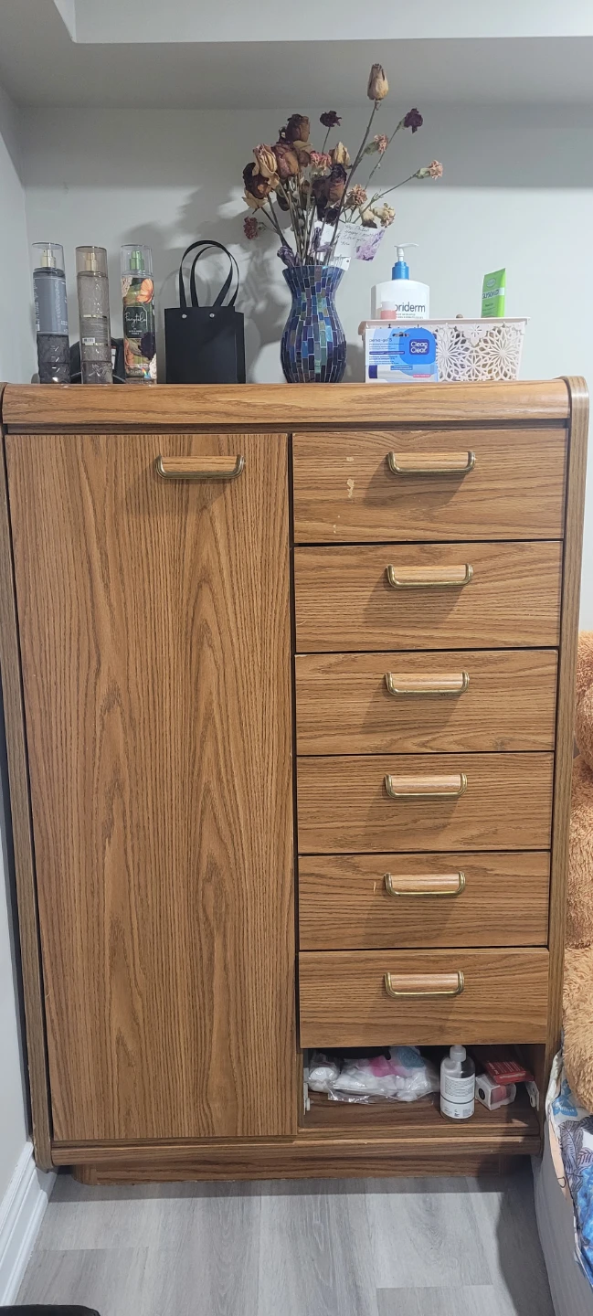 Wooden Cabinet with Drawers