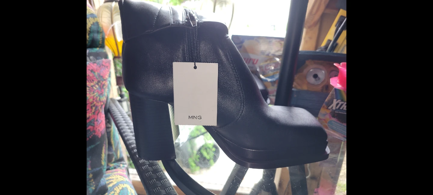 MNG Black Heeled Ankle Boots - photo 2