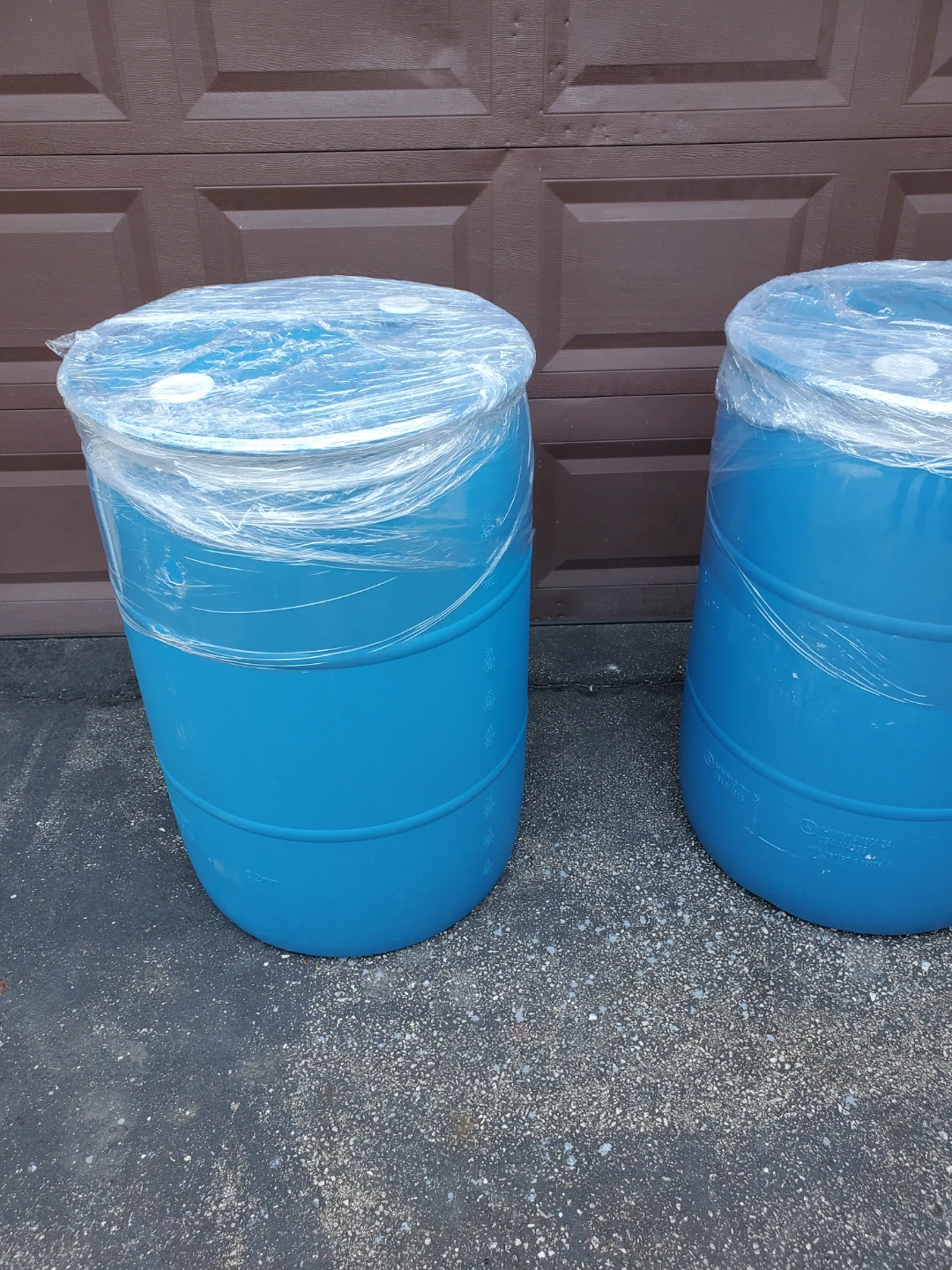 Blue 55 Gallon Plastic Drum - photo 4