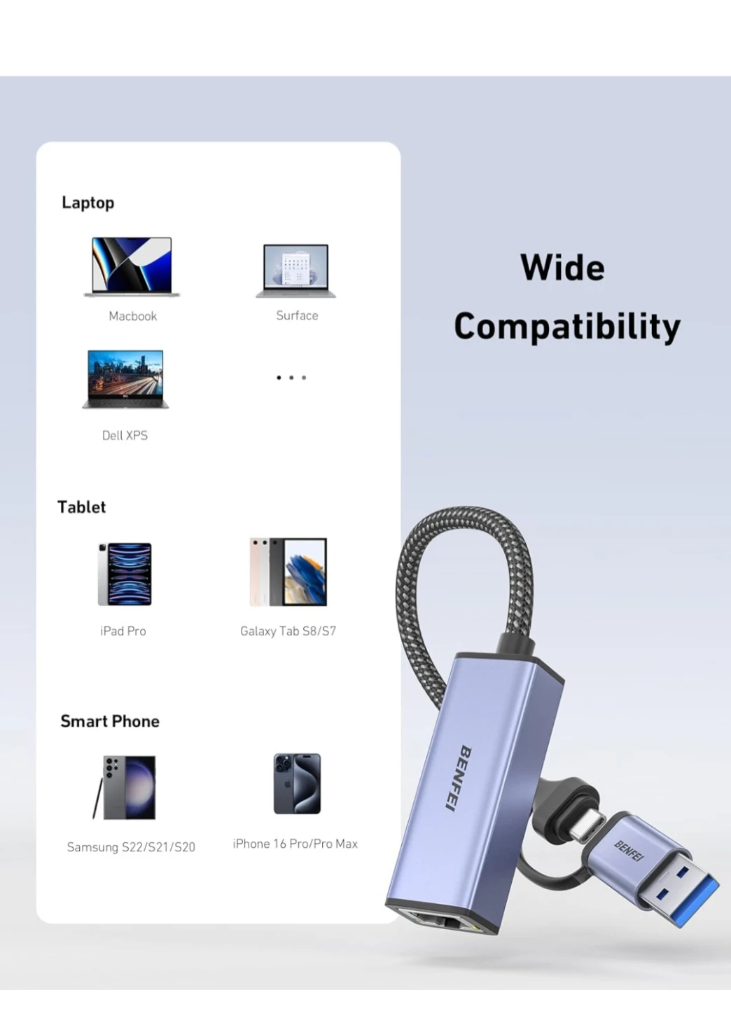 New USB-C/A to Ethernet Adapter - photo 4